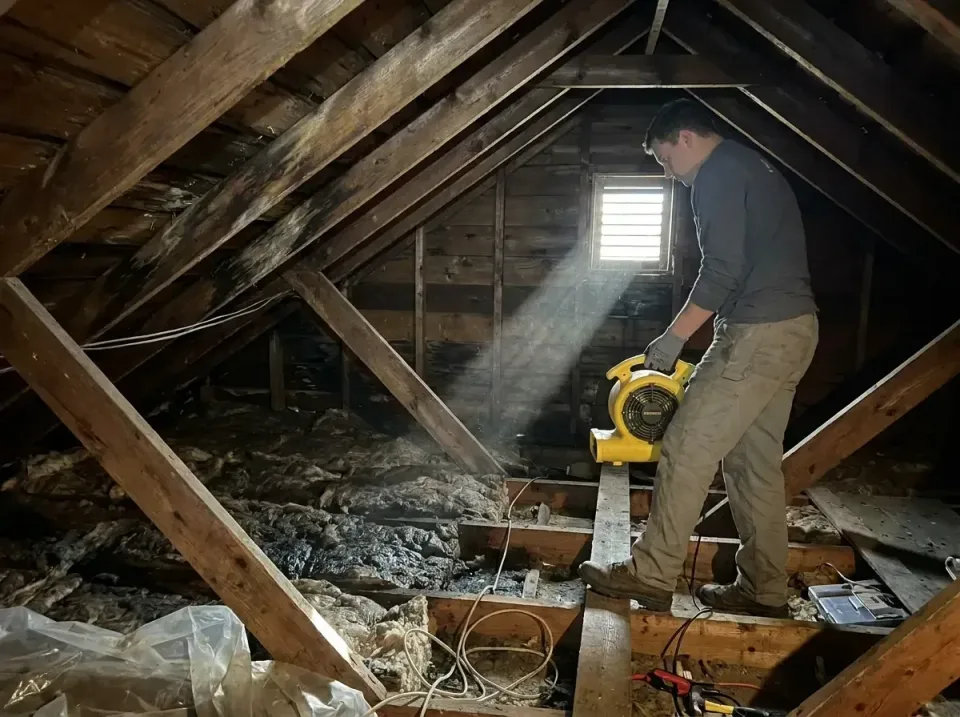 attic-water-damage-drying-proc-007 — frequently asked questions, Emergency Water Extraction & 24/7 Flood Response in West Hi…